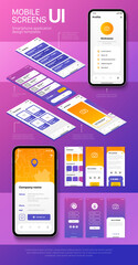 Wall Mural - user interfaces design templates