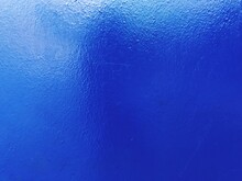 Full Frame Shot Of Blue Painted Metal
