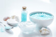 © 279photo - sea salt and body cream on white desk background