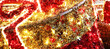 Christmas decorations. New Year celebration. Selective soft focus. Background for postcards. Banner.