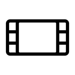 Canvas Print - tape film interface line style icon