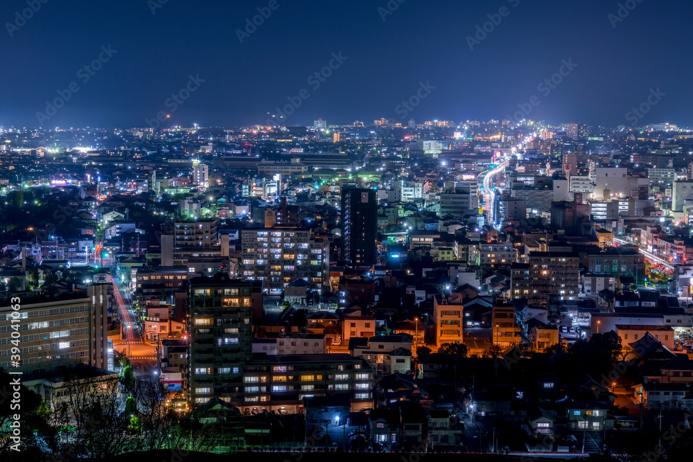 Photo Stock 米子市の夜景(鳥取県米子市) | Adobe Stock