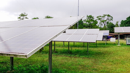 Wall Mural - photovoltaic modules for renewable energy, alternative power energy, combined power generations syst
