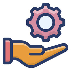 Sticker - Setting Gear Vector 