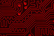 © Cosma Andrei/Stocksy - Abstract red circuit board background
