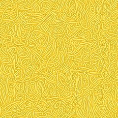 Seamless pattern texture of Chinese noodles, Spaghetti, pasta or Ramen noodles. Vector illustration