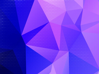 Decorative background with colorful polygon shapes