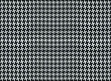 White Vector Hounds Tooth Pattern