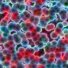 Blood or bacteria cells. Seamless abstract medical illustration. Biohazard. Medical texture or background.