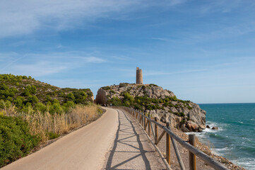 seascape of the mediterranean coast