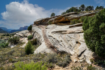 Some of the magnificent rock formations you will see if you go to Colorado`s National Monument Park.