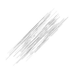 Fototapete - Irregular, random lines harsh texture. Abrasion, sketch, sketchy scribble lines