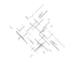 Fototapete - Irregular, random lines harsh texture. Abrasion, sketch, sketchy scribble lines