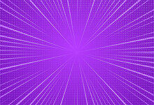 Purple Zoom Comic Abstract Background Vector Eps 10