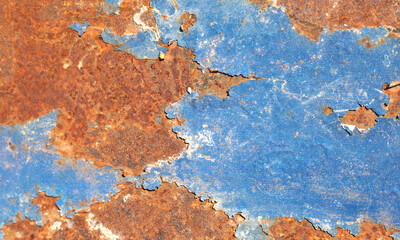 Iron surface rust. Rusty metal sheet, old grunge metal texture use for background, industrial texture for abstract Background