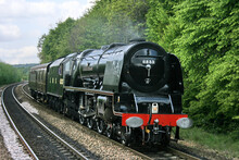 LMS Pacific Steam Locomotive No. 6233 Duchess Of Sutherland At Deighton, 17th May 2010 - Deighton, Yorkshire, United Kingdom