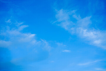 Beauty white cloud and clear blue sky in sunny day texture background. copy space for banner or wallpaper,design,text