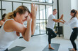 © lithiumphoto - Yoga class of young people group indoor