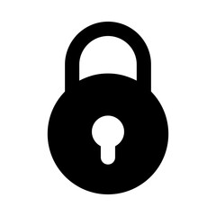 Poster - 
Catchy icon of padlock in editable style 
