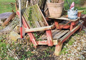 Canvas Print - Garden Bench