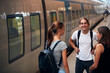 © Johnér - Friends on train station, Sweden