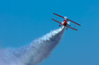 A Pitts 2B performing aerobatics in the air