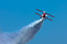 A Pitts 2B Performing Aerobatics In The Air