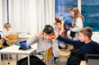 © Johnér - Children sitting in classroom, Sweden