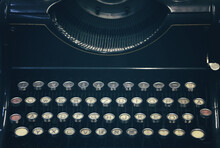 Close-up Of Typewriter