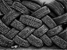 Close-up Of Old Tires