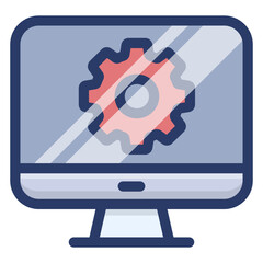 Computer Settings Vector 