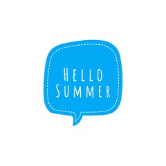 Poster - ''Hello summer'' Lettering