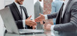 © ASDF - close up. business people holding out their hands for a handshake