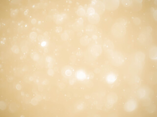 Wall Mural - Golden background with soft bokeh lights.