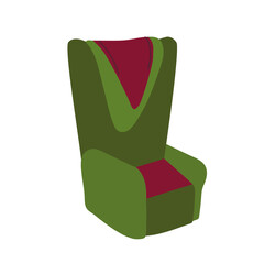 Poster - armchair furniture decoration icon isolated design