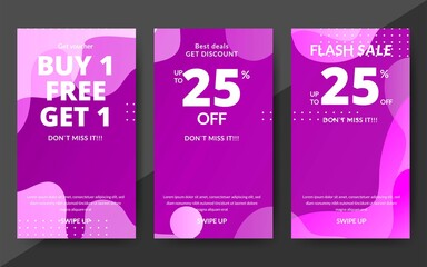 Wall Mural - Flash sale discount banner template promotion, end of season special offer banner, template design for media promotions and social media promo, vector illustration.