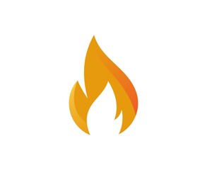 Wall Mural - Fire logo
