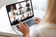 © Angelov - Girl Friends Video Chat Connection Concept