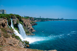 Fototapeta  - Waterfall Duden at Antalya, Turkey.