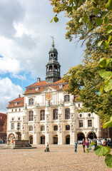 Wall Mural - City Hall Luneburg (in german Lüneburg) Lower Saxony (in german Niedersachsen) Germany