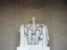 Close-up Of Abraham Lincoln Statue
