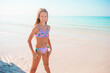 © travnikovstudio - Adorable little girl at beach on her summer vacation