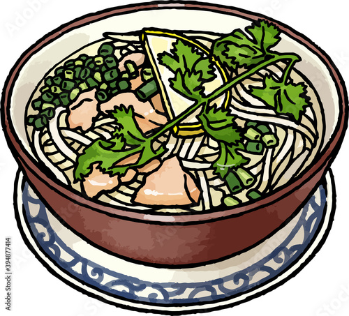手描き食べ物ベクターイラスト素材 鶏だしのフォー ベトナム麺 のイラスト Stock Vector Adobe Stock 手描き食べ物ベクターイラスト素材 鶏だしのフォー ベトナム麺 のイラスト Stock Vector Adobe Stock