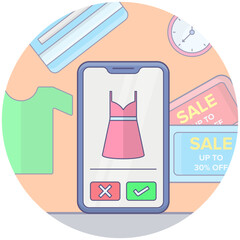 Poster - Mobile Shopping App 