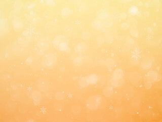 Wall Mural - Golden background with soft bokeh lights.