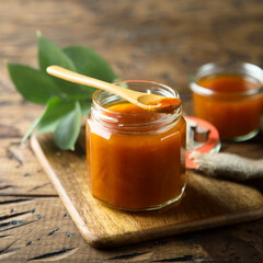 Poster - Homemade citrus persimmon jam or sauce