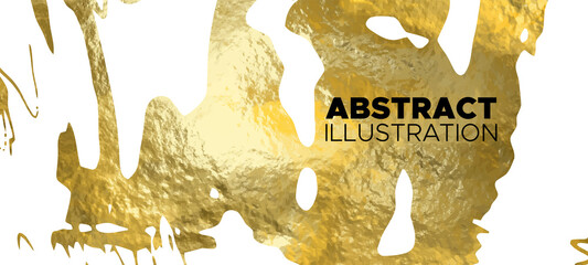 Poster - Vector White and Gold Design Templates for banner.