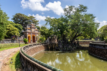 Canvas Print - Jardin de la Cité impériale à Hué, Vietnam