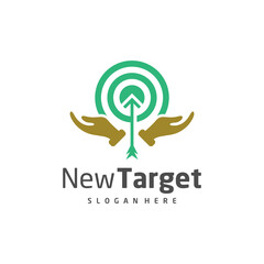 Wall Mural - Care Target logo vector template, Creative Target logo design concepts, Icon symbol, illustration