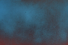 Spray Paint Blue Over Red Spray Background